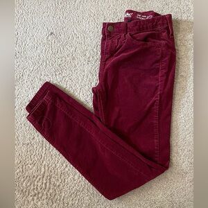 Mossiuo Women's Dark Red Skinny Jeans size 0